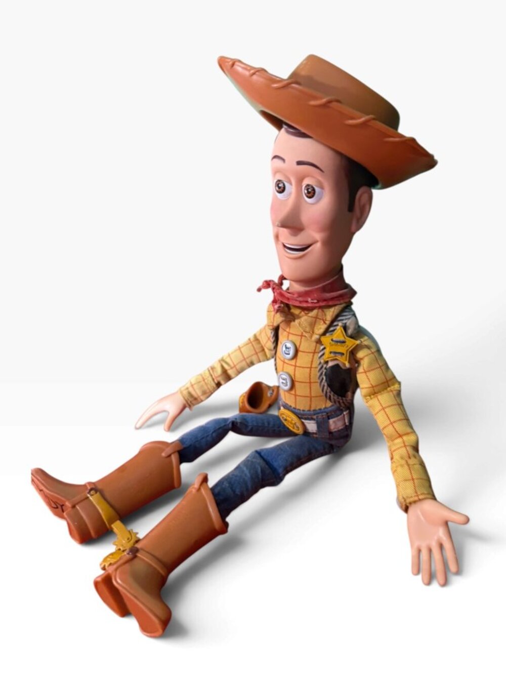 Vintage Toy Story 1 Pull-String Talking Woody Doll – Original Disney/Pixar